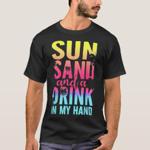 Sonne und ein Getränk in meinem eigenen Strandurla T-Shirt