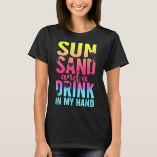 Sonne und ein Getränk in meinem eigenen Strandurla T-Shirt