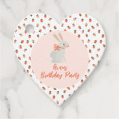 Sonne und Erdbeere Geschenkanhänger (Vorderseite)