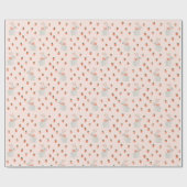 Sonne und Erdbeere Geschenkpapier (Flach)