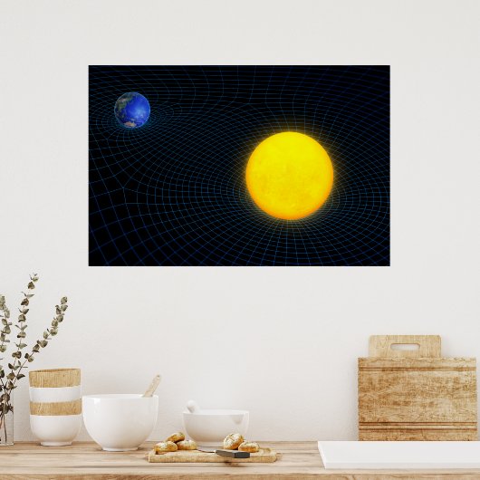 Sonne und Erde Gravity Poster (Küche)