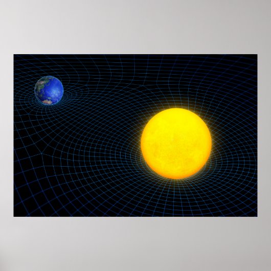 Sonne und Erde Gravity Poster (Vorne)