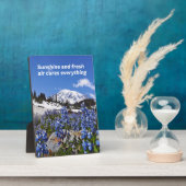 Sonne und frische Luft Fotoplatte (Seite)