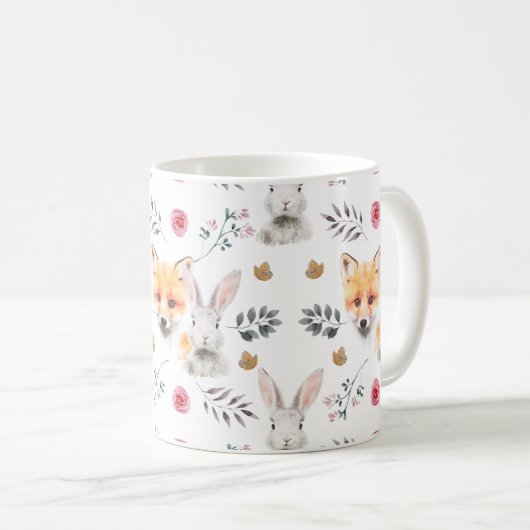 Sonne und Fuchs Kaffeetasse (VorderseiteRechts)