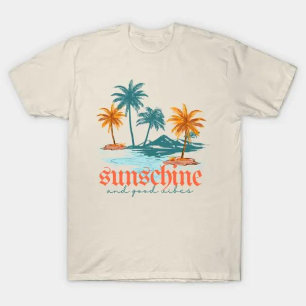 Sonne und gute Stimmung - Sommerwoben T-Shirt