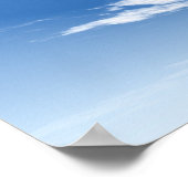 Sonne und Himmel Poster (Ecke)