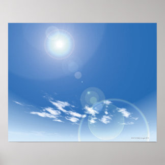 Sonne und Himmel Poster