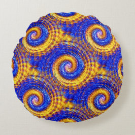 Sonne und Himmel..... Rundes Kissen