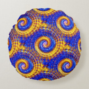 Sonne und Himmel..... Rundes Kissen