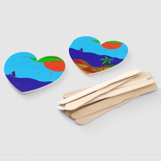 Sonne und Meer Fächer (Non-assembled)