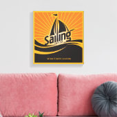 Sonne und Meer segeln Leinwanddruck (Insitu (Wohnzimmer))