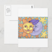 Sonne und Mond 1 Postkarte (Vorne/Hinten)