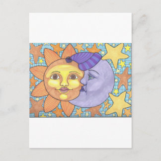 Sonne und Mond 1 Postkarte