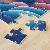 Sonne und Mond Abstrakt Puzzle (Seite)