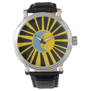 Sonne und Mond Armbanduhr