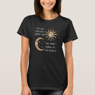 Sonne und Mond bedeuten Wicca-Symbole, die Astrolo T-Shirt