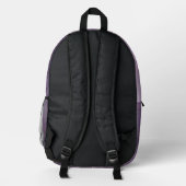 Sonne und Mond Bedruckter Rucksack (Rückseite)