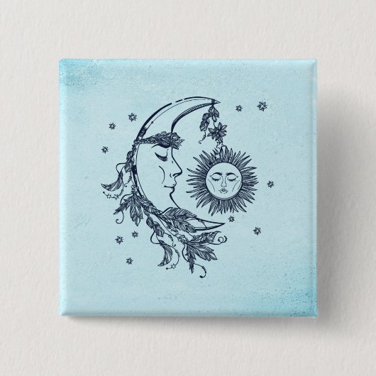 Sonne und Mond Button (Vorderseite)