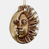 SONNE-UND MOND-CHARME-ENTWURF KERAMIKORNAMENT (Rechts)