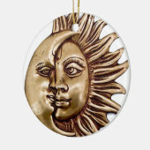 SONNE-UND MOND-CHARME-ENTWURF KERAMIKORNAMENT (Links)