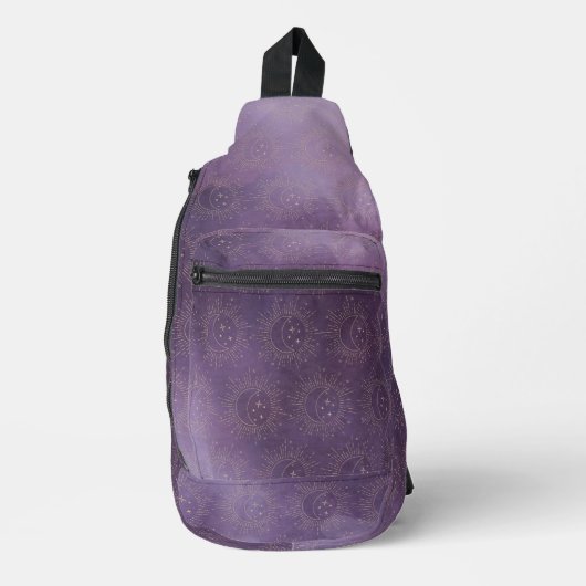 Sonne und Mond Crossbody Bag (Vorderseite)