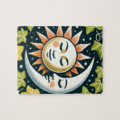 Sonne und Mond Efeu Puzzle (Horizontal)