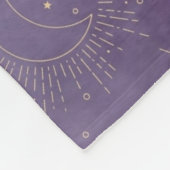 Sonne und Mond Fleecedecke (Ecke)