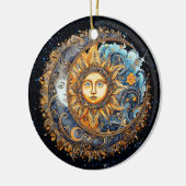 Sonne und Mond Galaxy Keramik Ornament (Links)