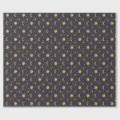 Sonne und Mond Geschenkpapier (Flach)