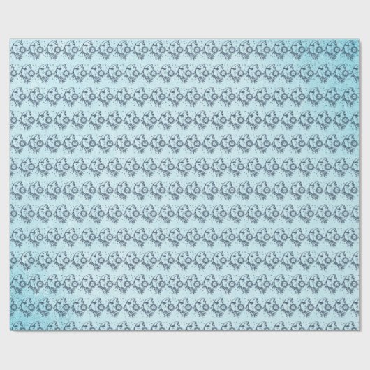 Sonne und Mond Geschenkpapier (Flach)