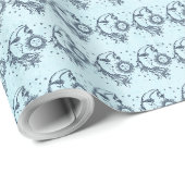 Sonne und Mond Geschenkpapier (Rolleneckpunkt)