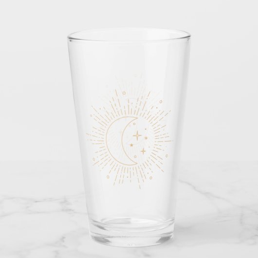 Sonne und Mond Glas (Vorderseite)