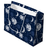 Sonne und Mond Große Geschenktüte (Vorderseite Schrägansicht)