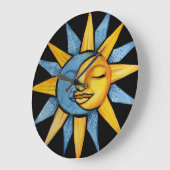 Sonne und Mond                                 Große Wanduhr (Winkel)