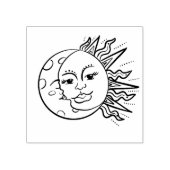 Sonne und Mond Gummistempel (Prägung)