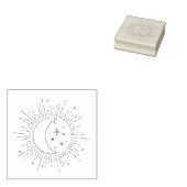 Sonne und Mond Gummistempel (Stempel)