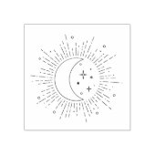 Sonne und Mond Gummistempel (Prägung)