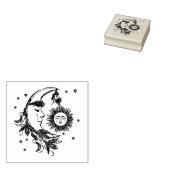 Sonne und Mond Gummistempel (Stempel)