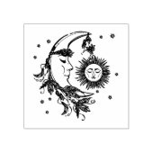 Sonne und Mond Gummistempel (Prägung)