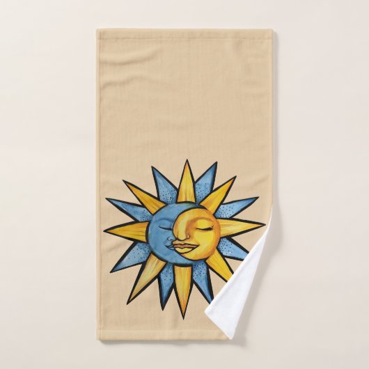 Sonne und Mond Handtuch (Handtuch)