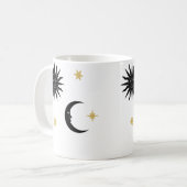 Sonne und Mond Himmels-Pack Kaffeetasse (Vorderseite Links)