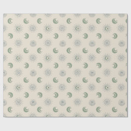 Sonne und Mond in Harmonie! Geschenkpapier