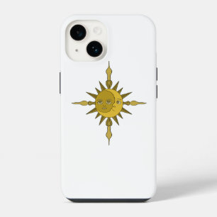 Sonne und Mond iPhone 14 Hülle