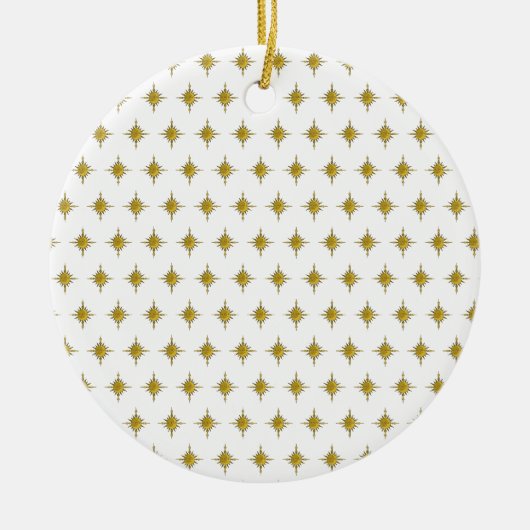 Sonne und Mond Keramik Ornament (Vorne)