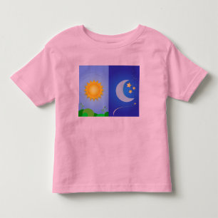 Sonne und Mond Kleinkind T-shirt