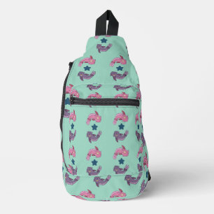 Sonne- und Mond-Koi-Fisch Himmelsfische-Kunst Crossbody Bag