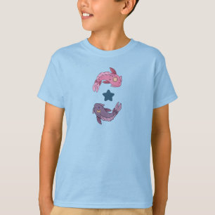 Sonne- und Mond-Koi-Fisch Himmelsfische-Kunst T-Shirt