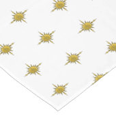 Sonne und Mond Kurzer Tischläufer (Ecke)