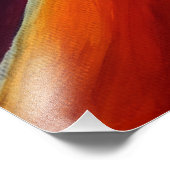 Sonne und Mond küssen Fotodruck (Ecke)