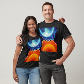 Sonne und Mond küssen T-Shirt (Unisex)